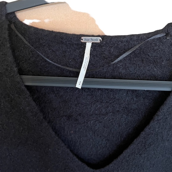 Free People Princess V Sweater Black - Picture 10 of 11